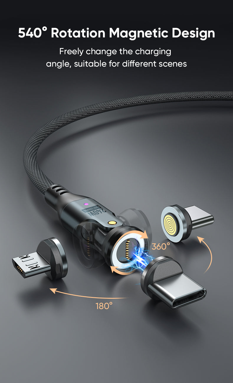 240W MagCharger: 3-in-1 Fast Charger