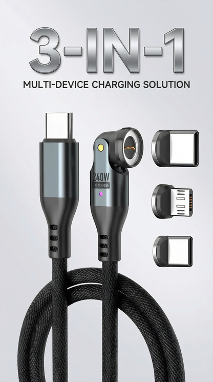 240W MagCharger: 3-in-1 Fast Charger