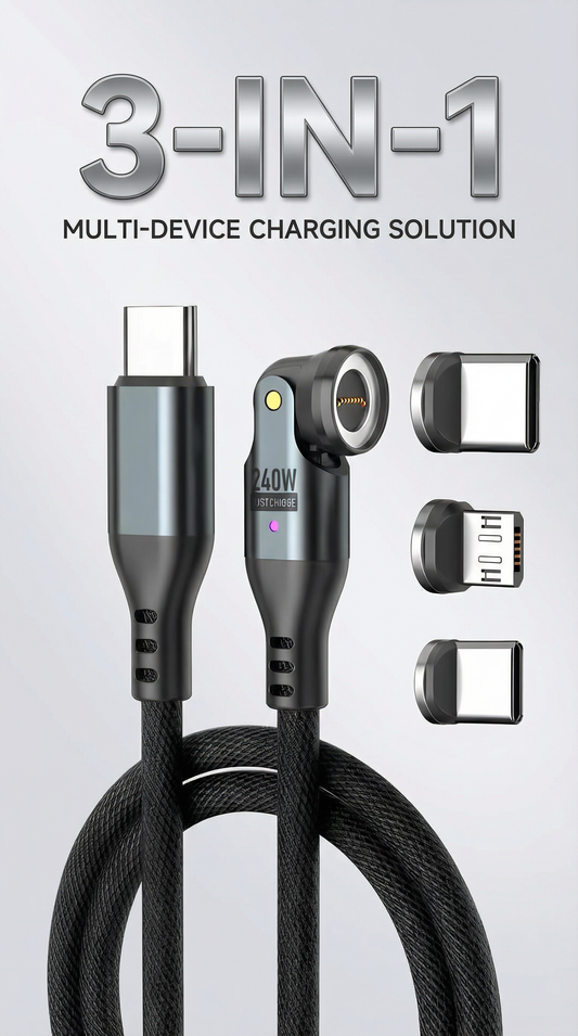 240W MagCharger: 3-in-1 Fast Charger